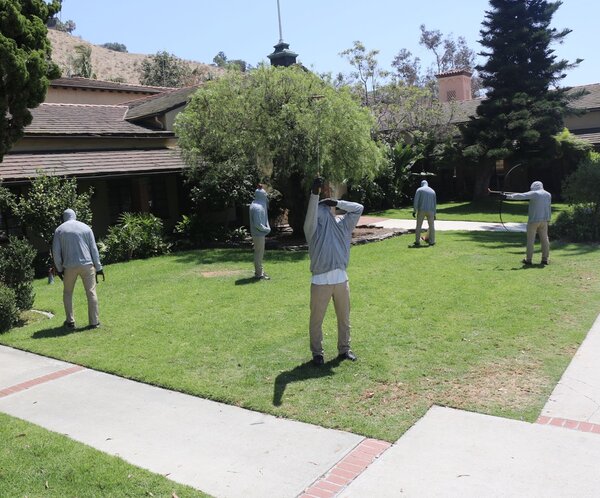 The Caretakers, Laguna Beach City Hall lawn, 2019